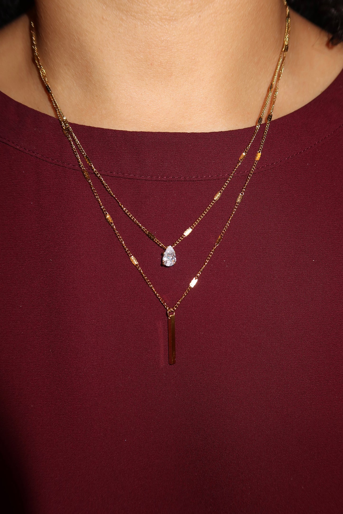 the fine layers necklace