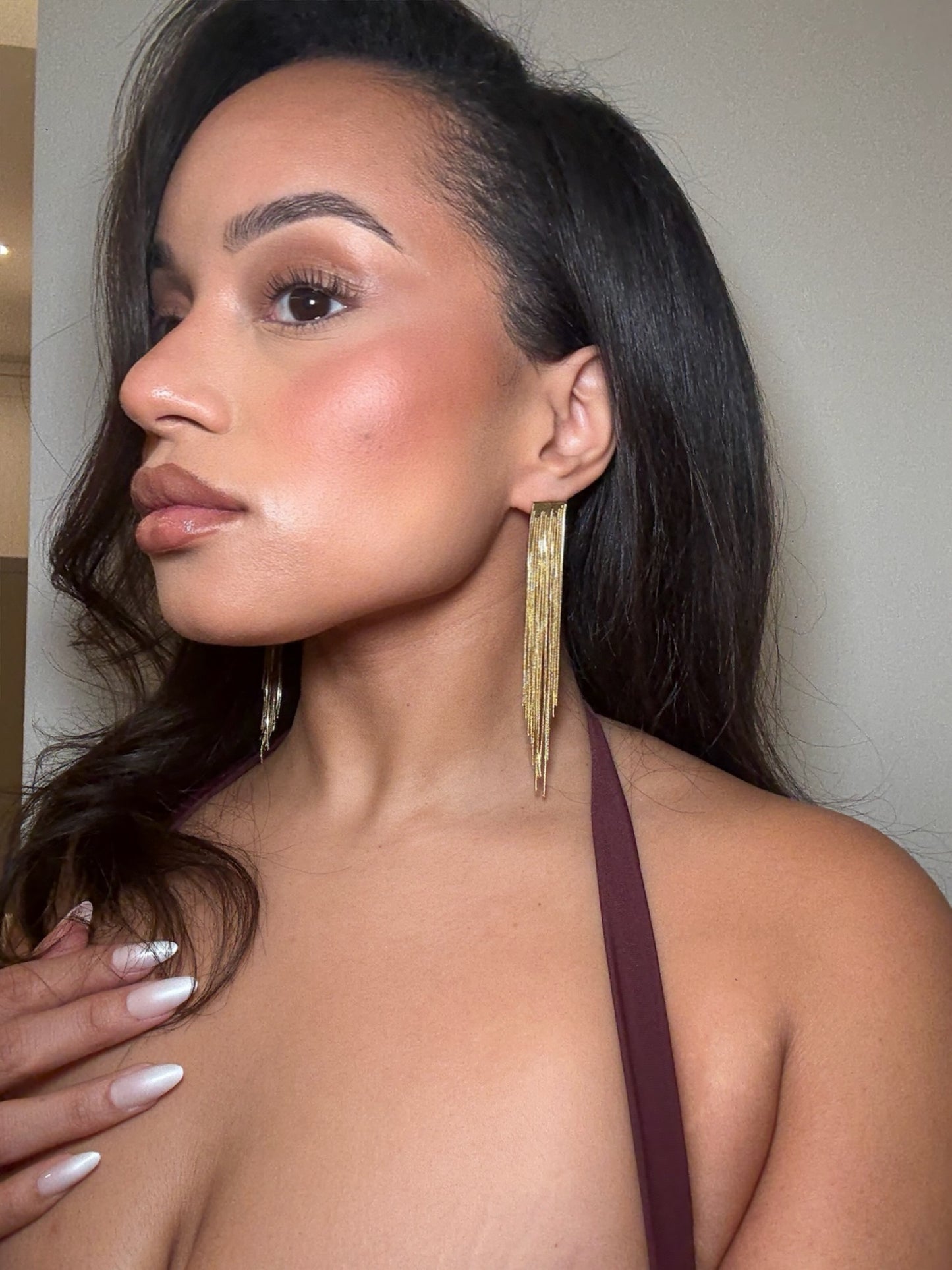 the fringe earrings